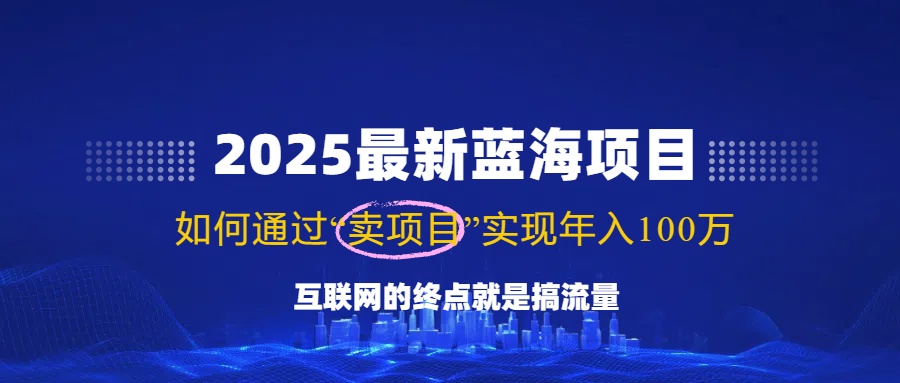 2025最新蓝海项目，零门槛轻松复制，月入10万+，新手也能操作！-狗哥口子